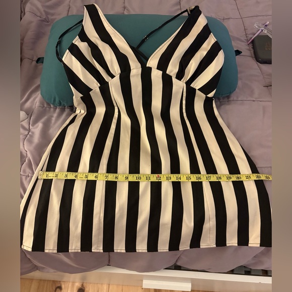 LPA - Cream Striped Mini Dress - Picture 4 of 10
